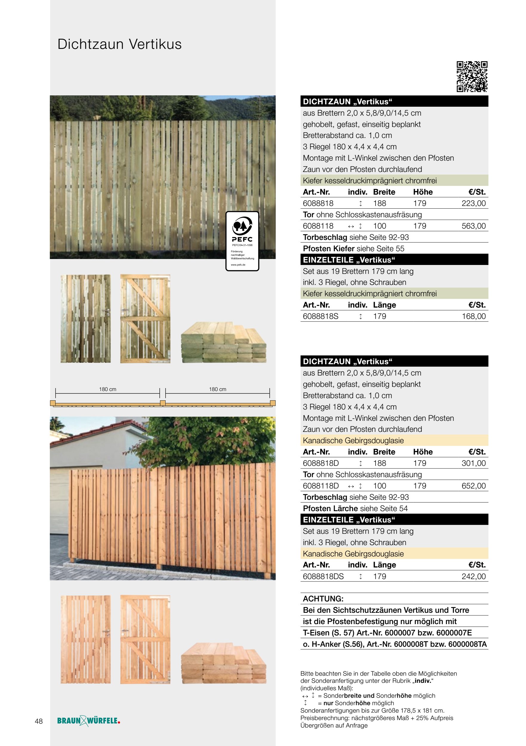 BWS- Wood Einbauvorschriften