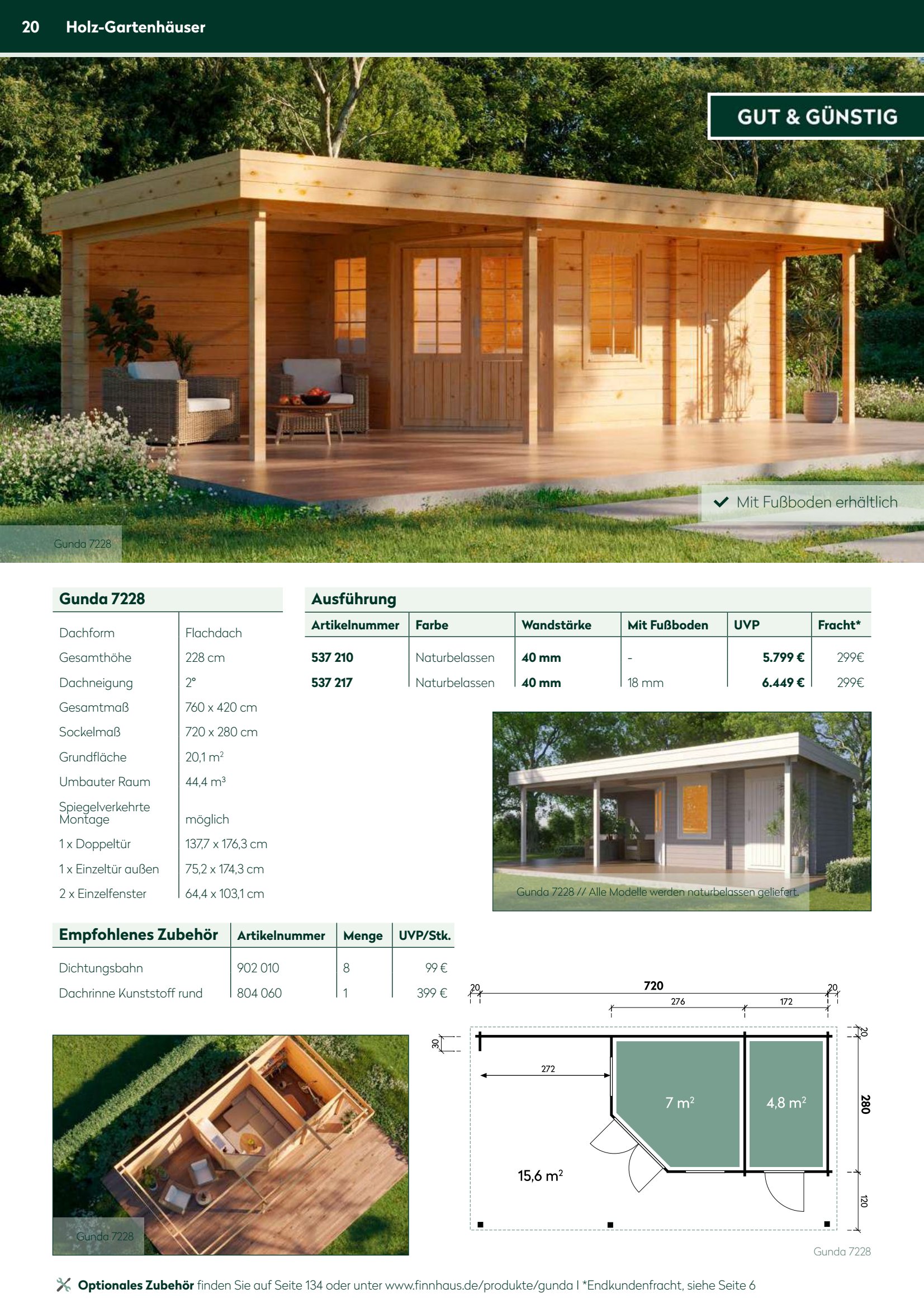 Pavillons Kjel Ausf&uuml;hrung