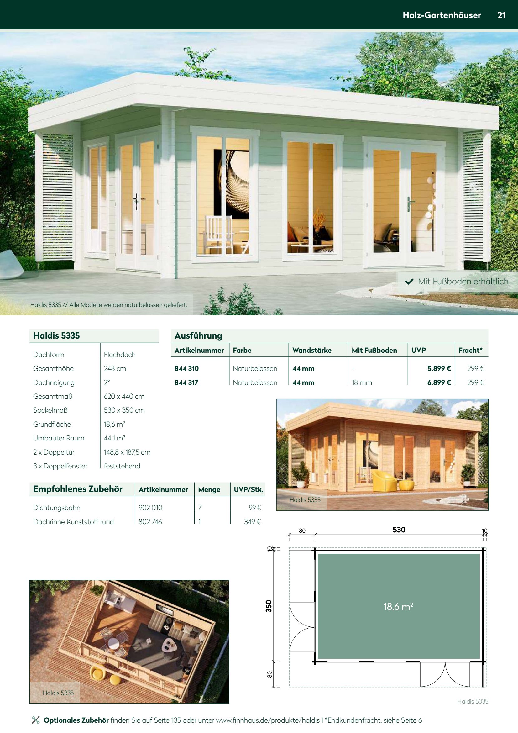 Pavillons Ausf&uuml;hrung Anders
