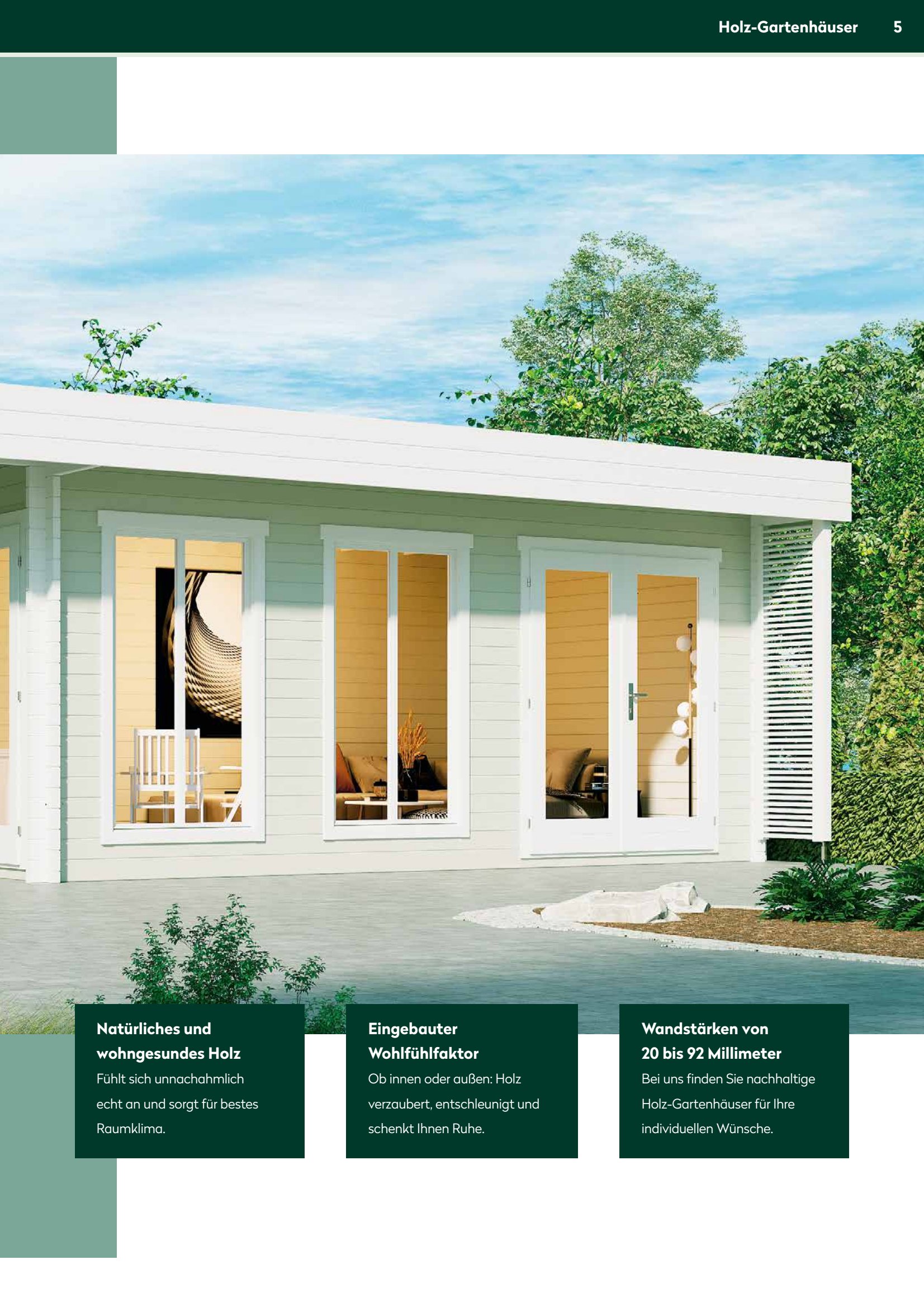 Belana Ausf&uuml;hrung WPC-Gartenh&auml;user