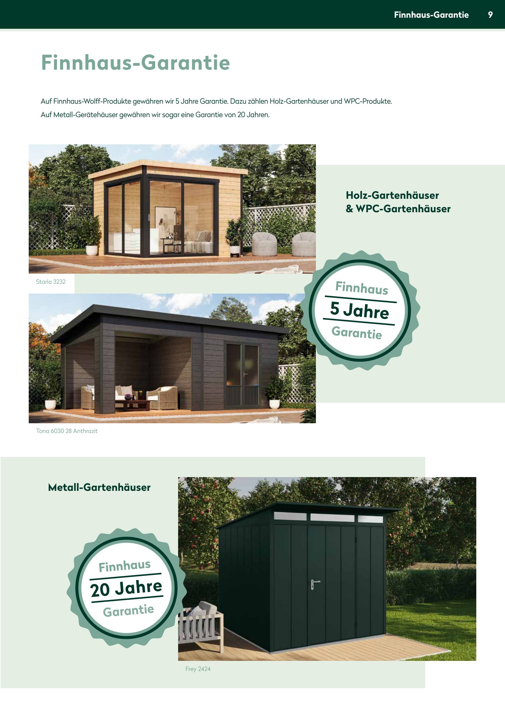 Ausf&uuml;hrung Anthrazit WPC-Gartenh&auml;user