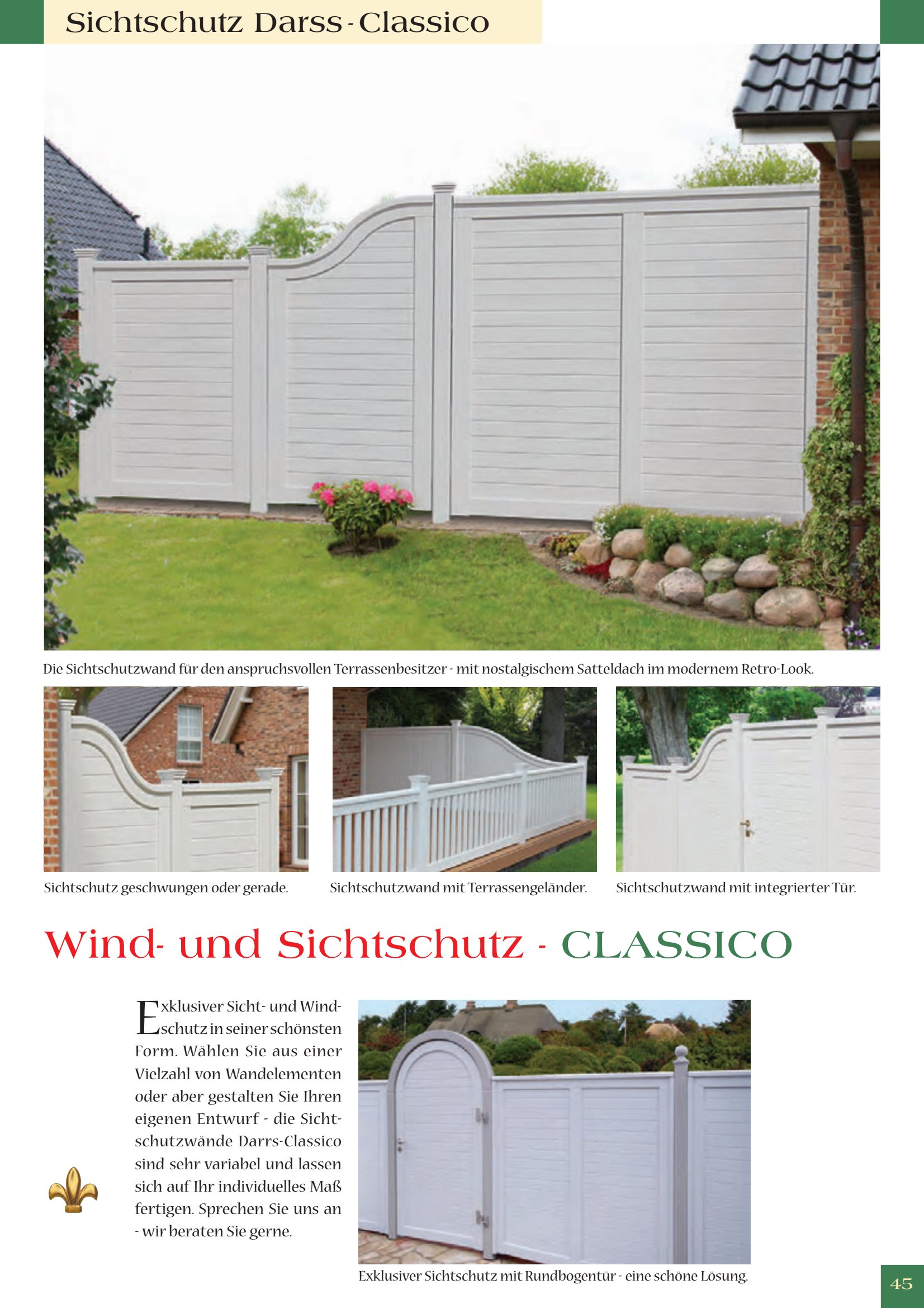 Wind- Sichtschutz CLASSICO