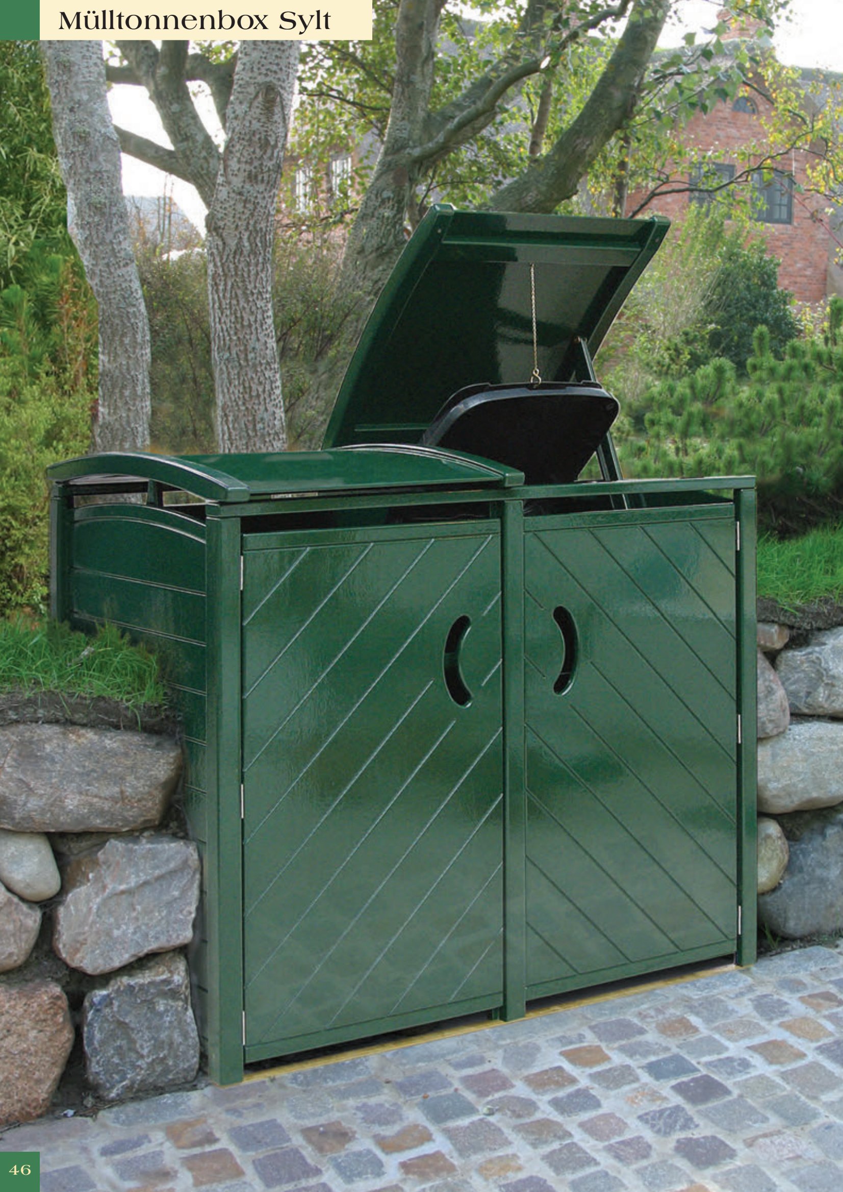 M&uuml;lltonnenbox Sylt