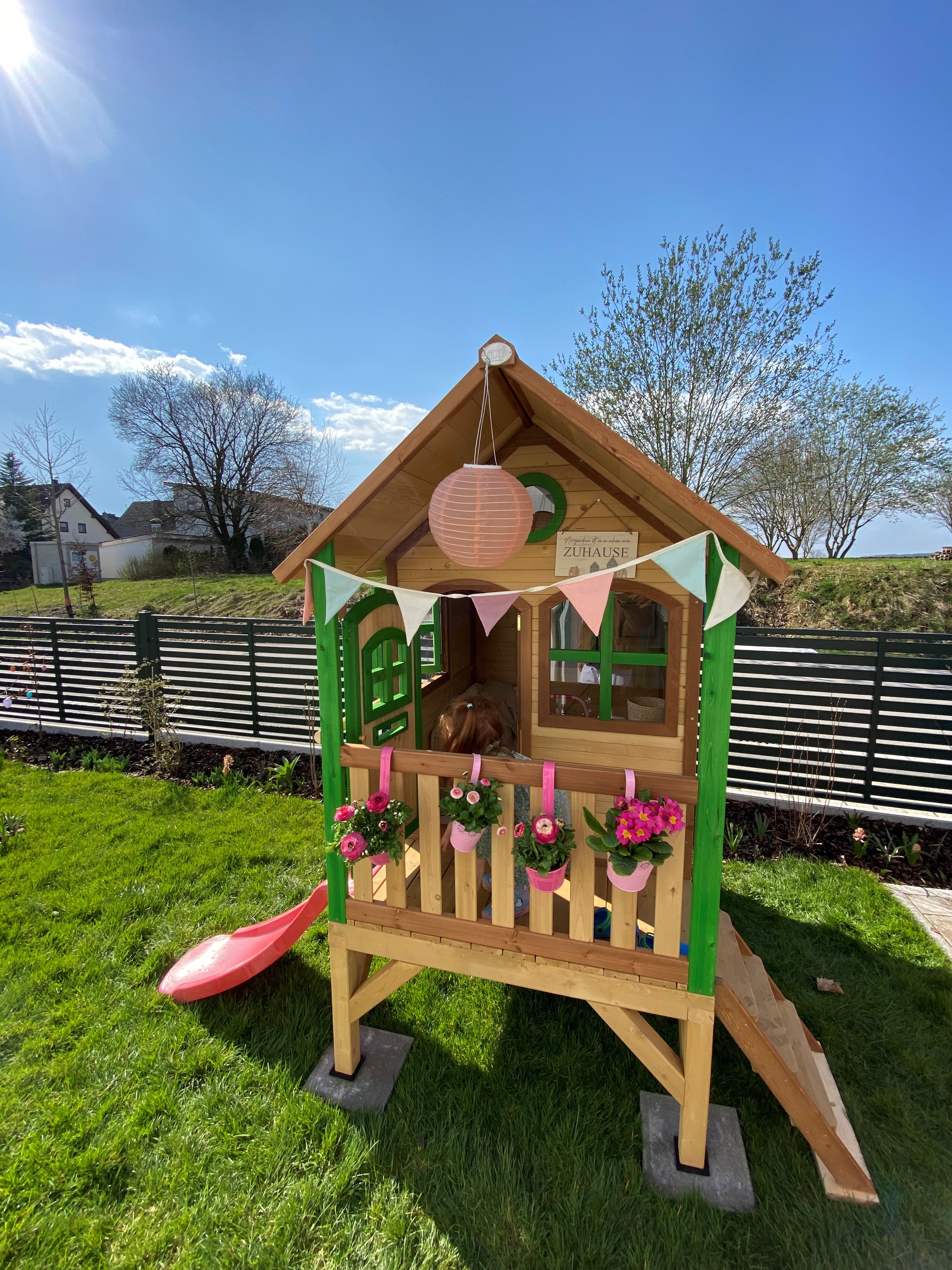 Garten Spielhaus für Kinder aus Holz von Holzfachhandel Peter Schlecht GmbH